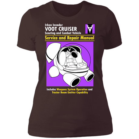 T-Shirts Dark Chocolate / S Voot Cruiser Manual Women's Premium T-Shirt