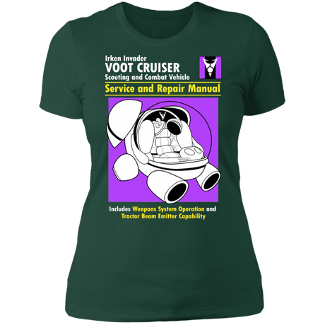 T-Shirts Forest Green / S Voot Cruiser Manual Women's Premium T-Shirt