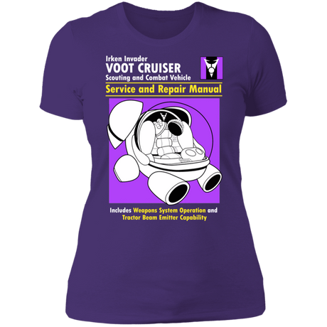 T-Shirts Purple Rush/ / S Voot Cruiser Manual Women's Premium T-Shirt