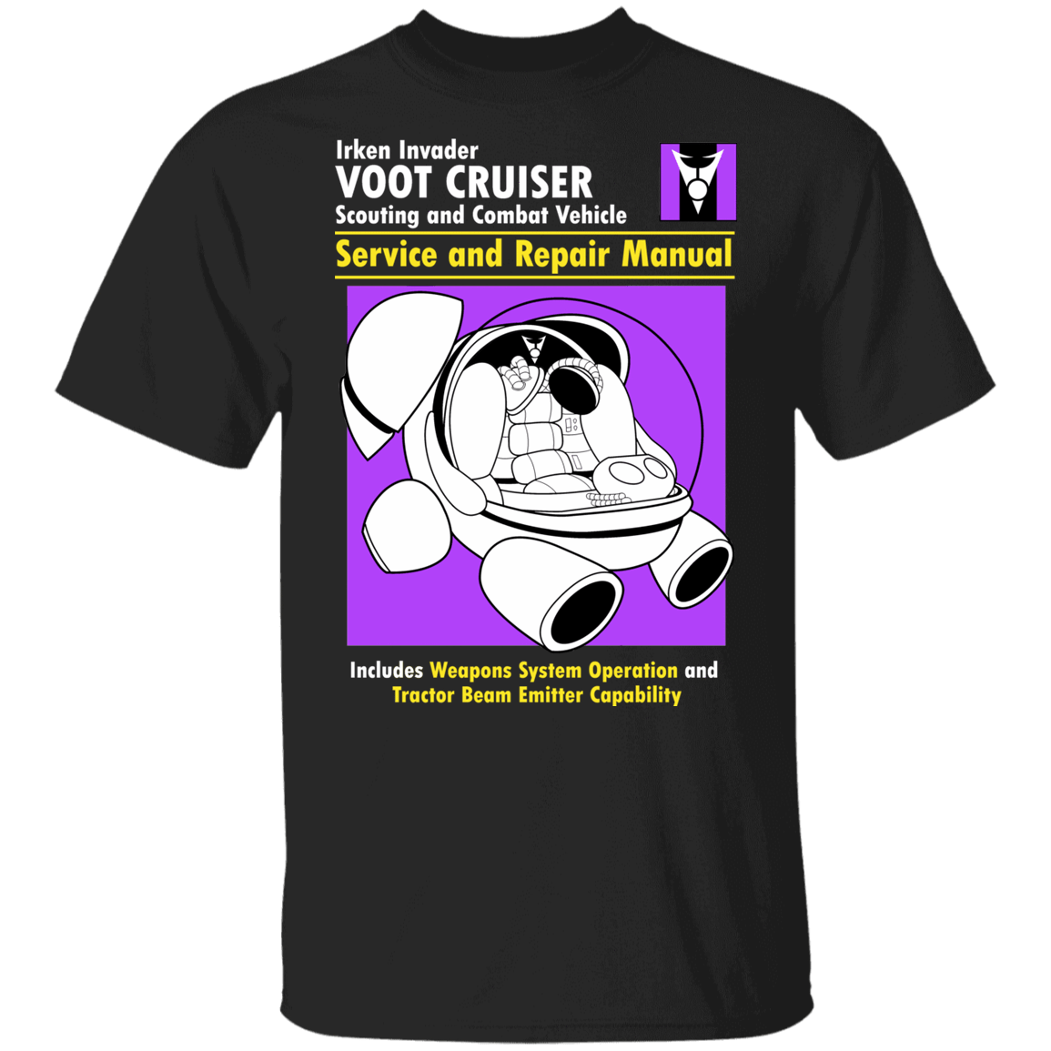 T-Shirts Black / YXS Voot Cruiser Manual Youth T-Shirt