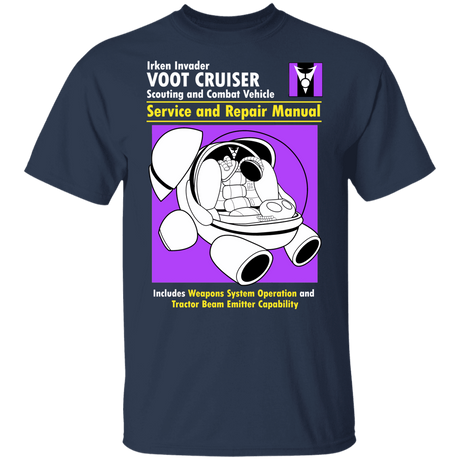 T-Shirts Navy / YXS Voot Cruiser Manual Youth T-Shirt