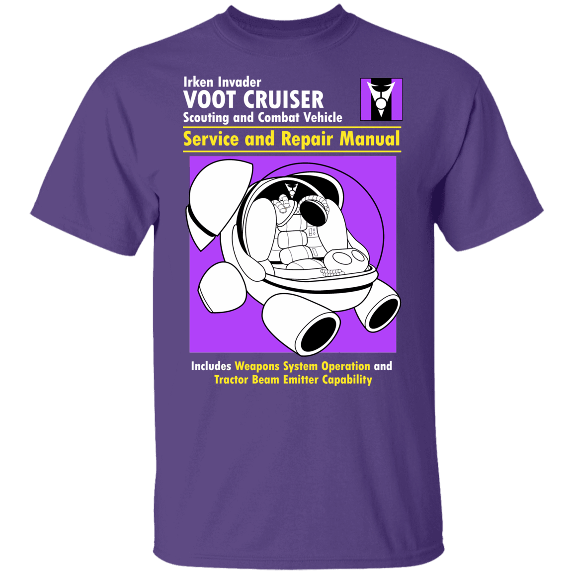 T-Shirts Purple / YXS Voot Cruiser Manual Youth T-Shirt