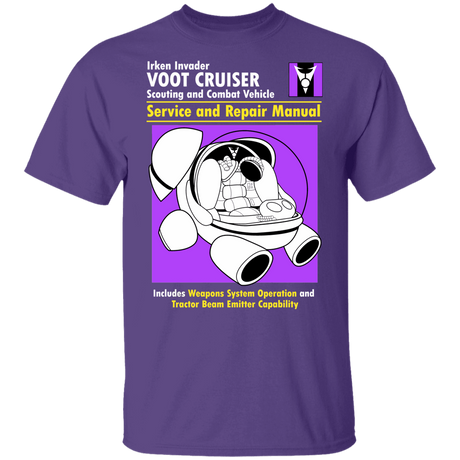 T-Shirts Purple / YXS Voot Cruiser Manual Youth T-Shirt