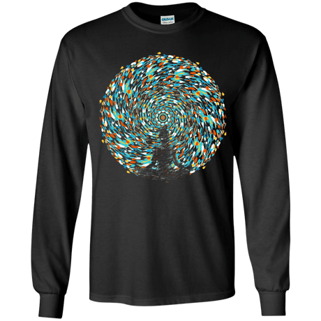 T-Shirts Black / YS Vortex Bending Youth Long Sleeve T-Shirt