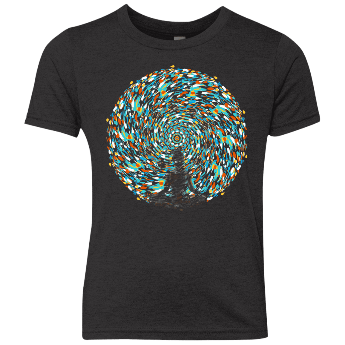 T-Shirts Vintage Black / YXS Vortex Bending Youth Triblend T-Shirt