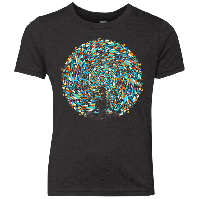 T-Shirts Vintage Black / YXS Vortex Bending Youth Triblend T-Shirt