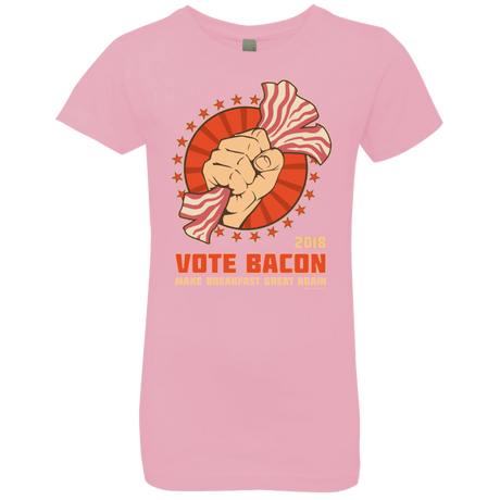 T-Shirts Light Pink / YXS Vote Bacon In 2018 Girls Premium T-Shirt