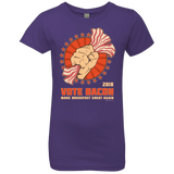 T-Shirts Purple Rush / YXS Vote Bacon In 2018 Girls Premium T-Shirt