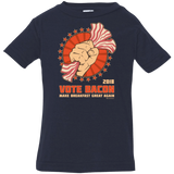 T-Shirts Navy / 6 Months Vote Bacon In 2018 Infant PremiumT-Shirt