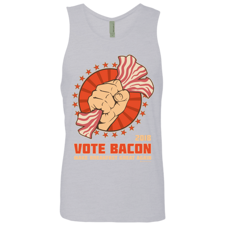 T-Shirts Heather Grey / Small Vote Bacon In 2018 Men's Premium Tank Top