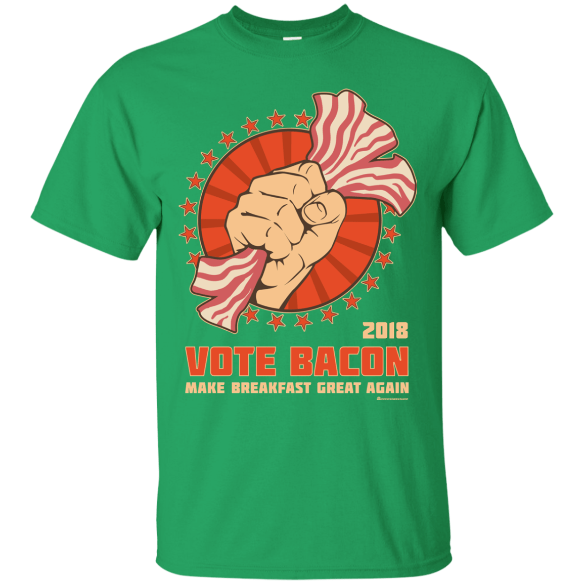 T-Shirts Irish Green / Small Vote Bacon In 2018 T-Shirt