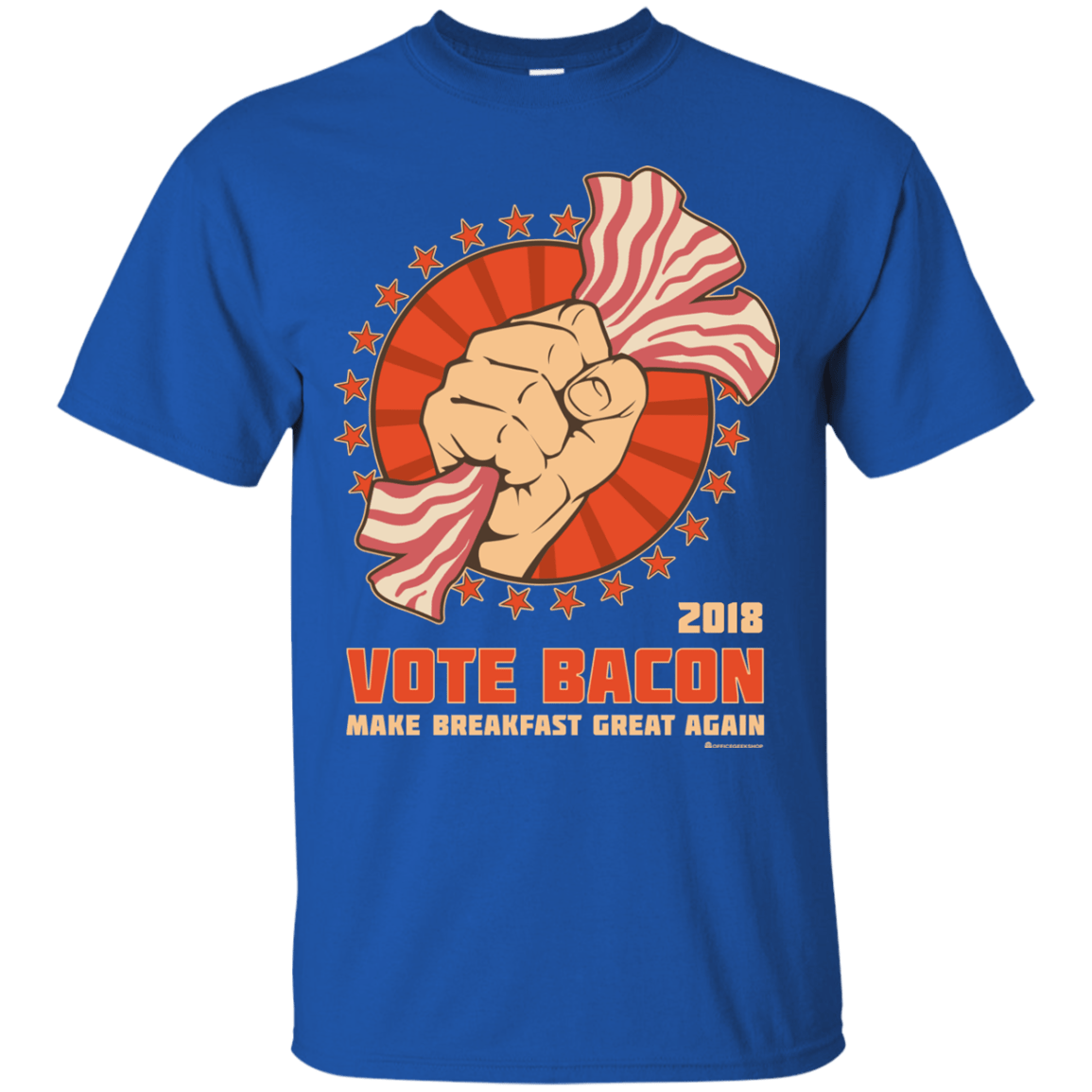 T-Shirts Royal / Small Vote Bacon In 2018 T-Shirt