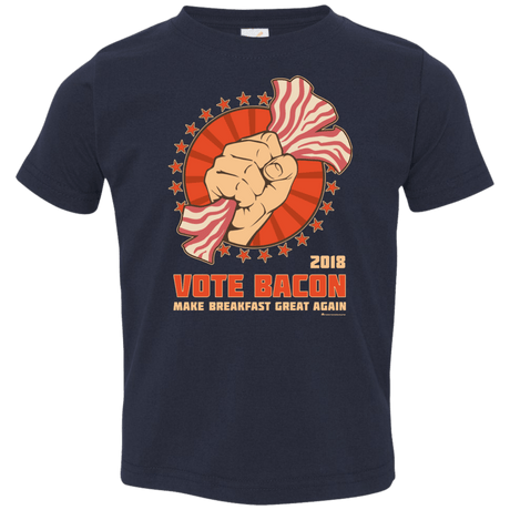 T-Shirts Navy / 2T Vote Bacon In 2018 Toddler Premium T-Shirt