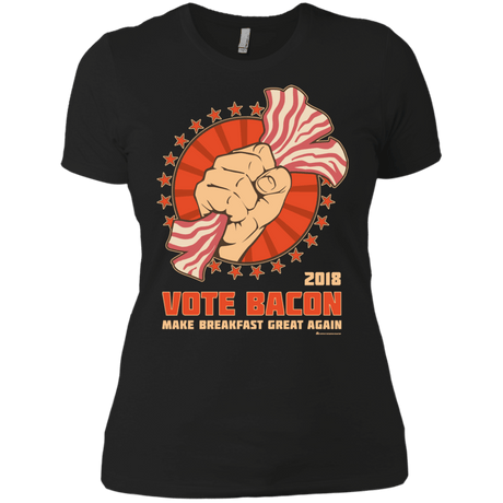 T-Shirts Black / X-Small Vote Bacon In 2018 Women's Premium T-Shirt