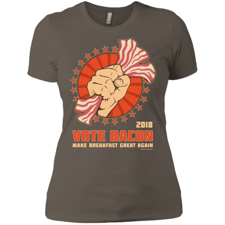 T-Shirts Warm Grey / X-Small Vote Bacon In 2018 Women's Premium T-Shirt