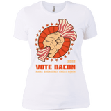 T-Shirts White / X-Small Vote Bacon In 2018 Women's Premium T-Shirt