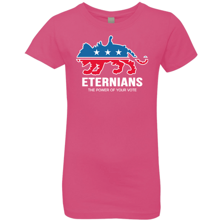 T-Shirts Hot Pink / YXS Vote Eternians Girls Premium T-Shirt
