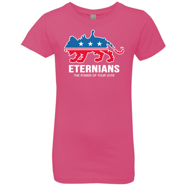 T-Shirts Hot Pink / YXS Vote Eternians Girls Premium T-Shirt