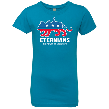 T-Shirts Turquoise / YXS Vote Eternians Girls Premium T-Shirt