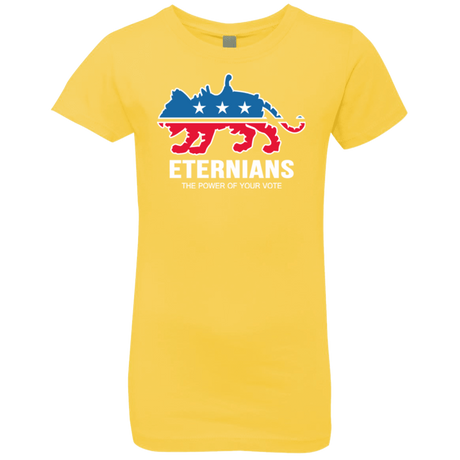 T-Shirts Vibrant Yellow / YXS Vote Eternians Girls Premium T-Shirt
