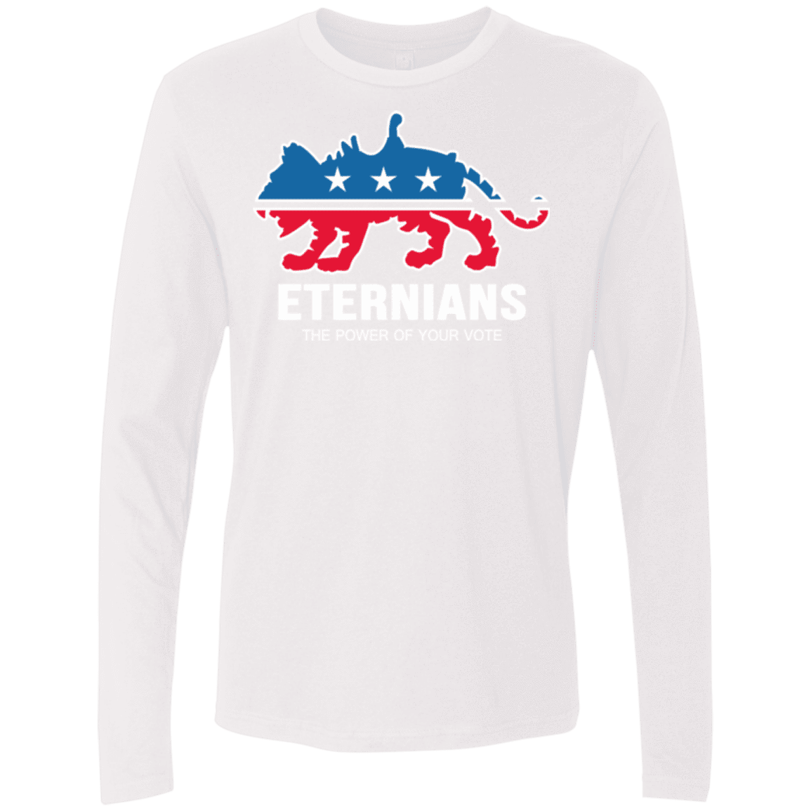 T-Shirts White / Small Vote Eternians Men's Premium Long Sleeve