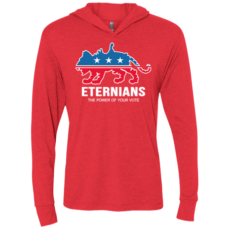 T-Shirts Vintage Red / X-Small Vote Eternians Triblend Long Sleeve Hoodie Tee