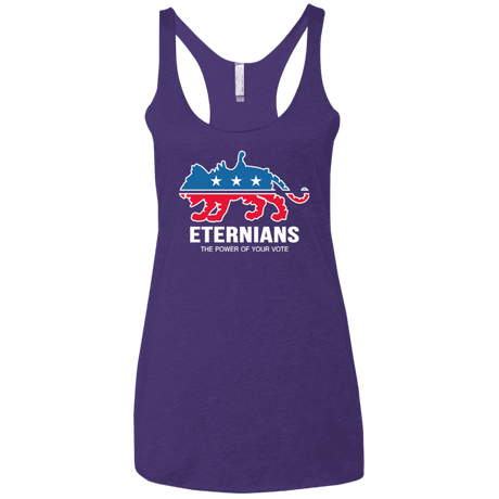 T-Shirts Purple / X-Small Vote Eternians Women's Triblend Racerback Tank