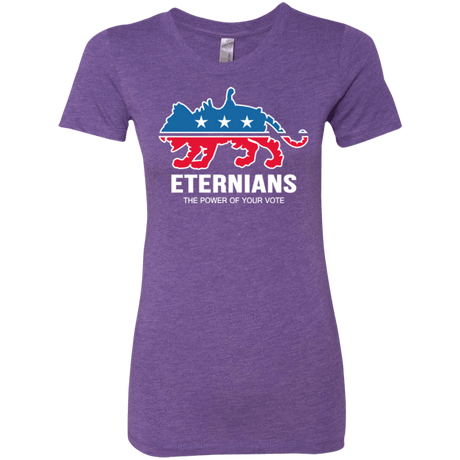 T-Shirts Purple Rush / Small Vote Eternians Women's Triblend T-Shirt
