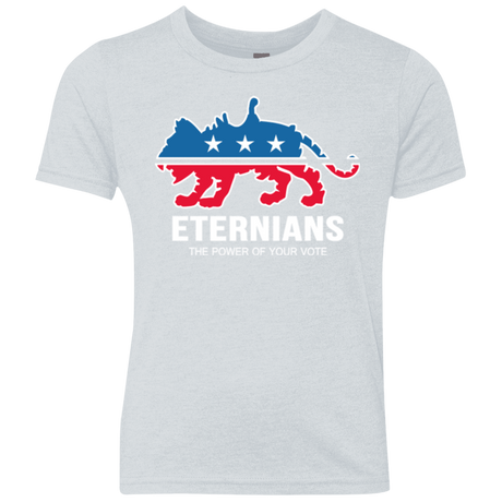 T-Shirts Heather White / YXS Vote Eternians Youth Triblend T-Shirt