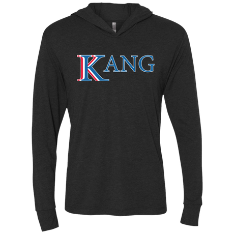 T-Shirts Vintage Black / X-Small Vote for Kang Triblend Long Sleeve Hoodie Tee