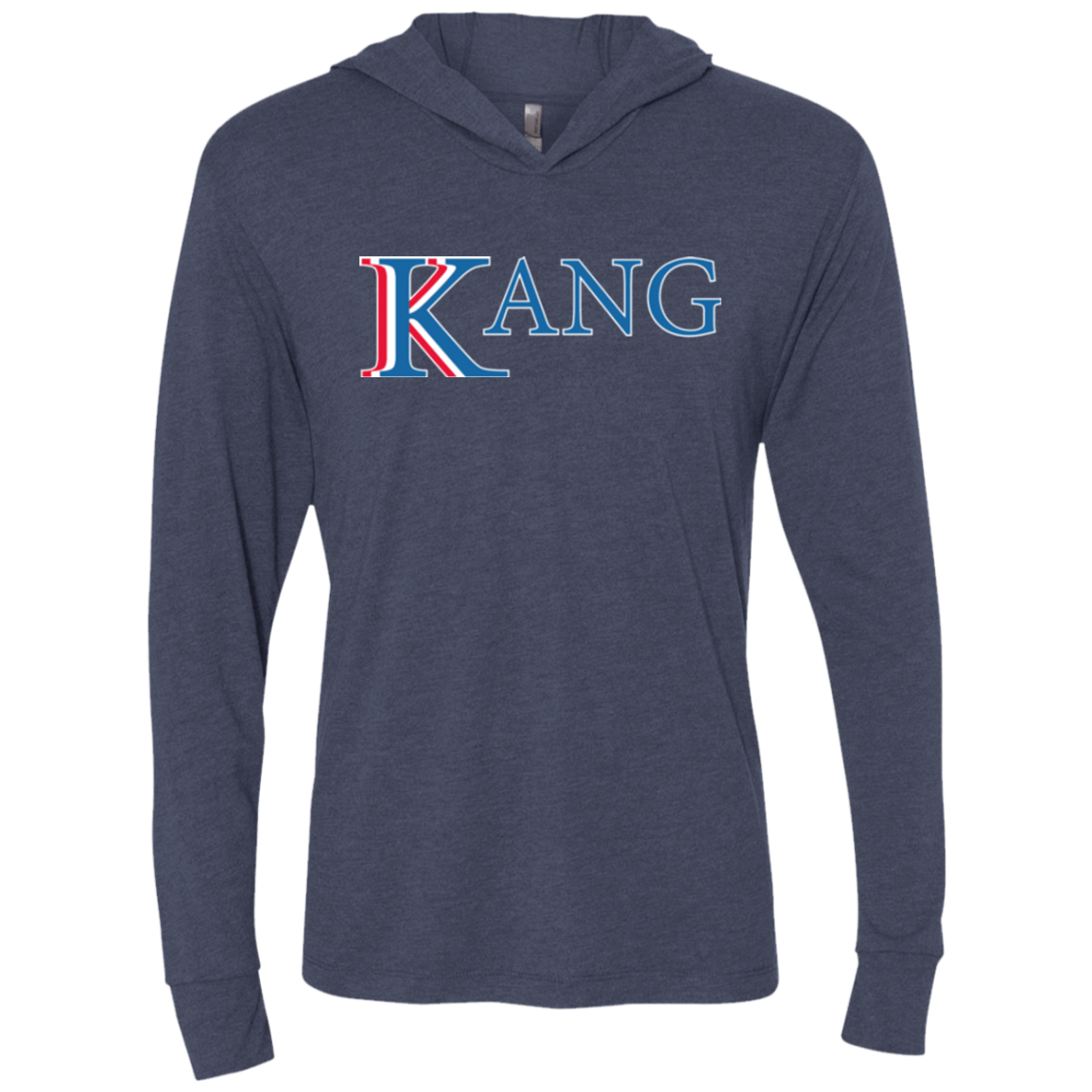 T-Shirts Vintage Navy / X-Small Vote for Kang Triblend Long Sleeve Hoodie Tee