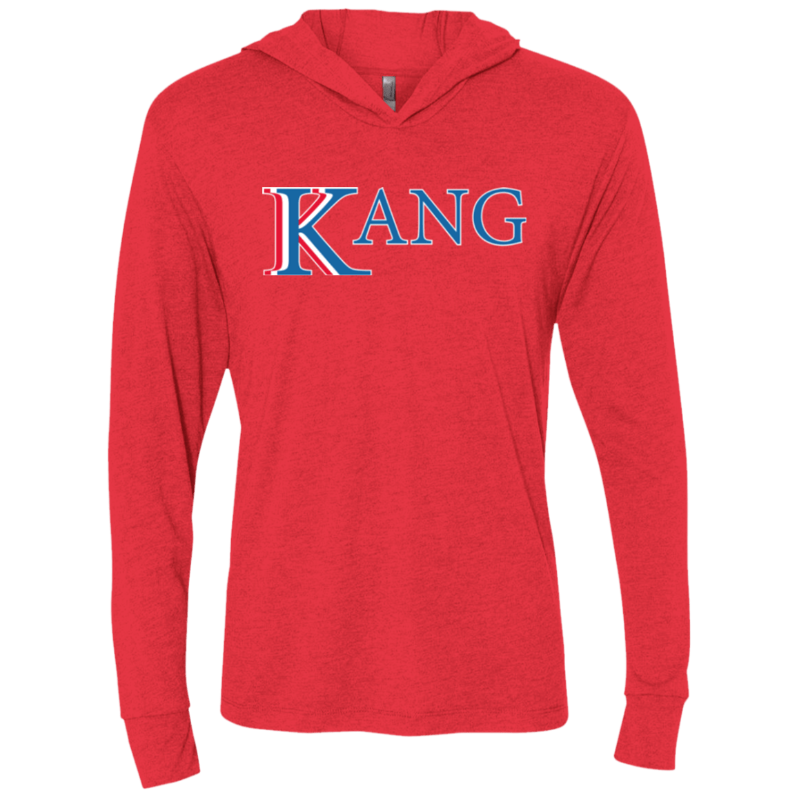 T-Shirts Vintage Red / X-Small Vote for Kang Triblend Long Sleeve Hoodie Tee
