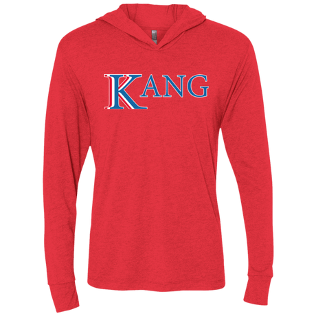 T-Shirts Vintage Red / X-Small Vote for Kang Triblend Long Sleeve Hoodie Tee
