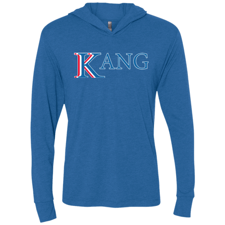 T-Shirts Vintage Royal / X-Small Vote for Kang Triblend Long Sleeve Hoodie Tee