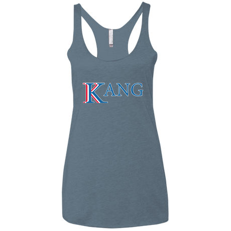 T-Shirts Indigo / X-Small Vote for Kang Women's Triblend Racerback Tank