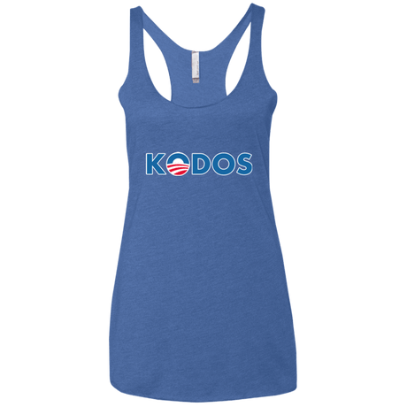 T-Shirts Vintage Royal / X-Small Vote for Kodos Women's Triblend Racerback Tank