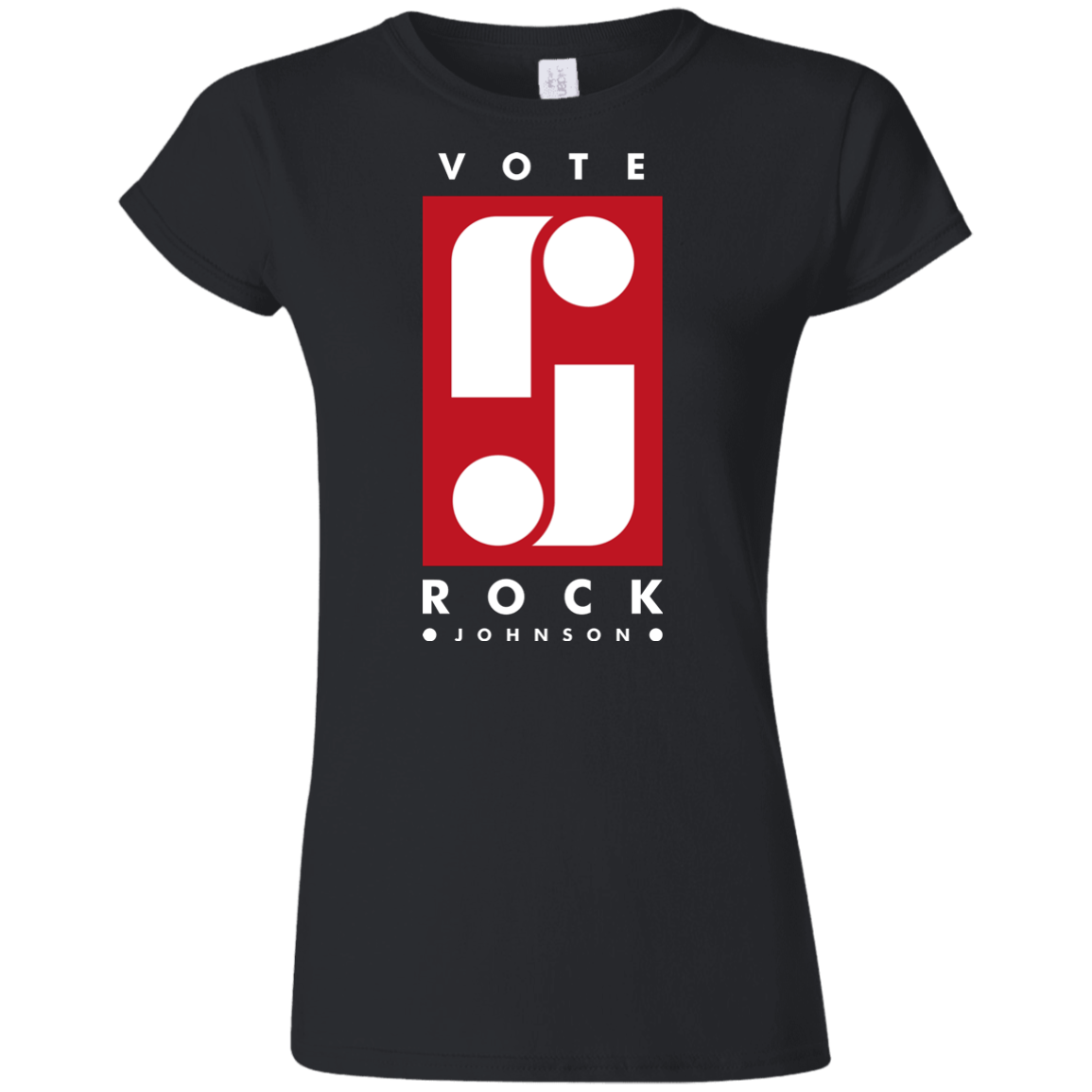 Vote Rock Johnson Junior Slimmer-Fit T-Shirt