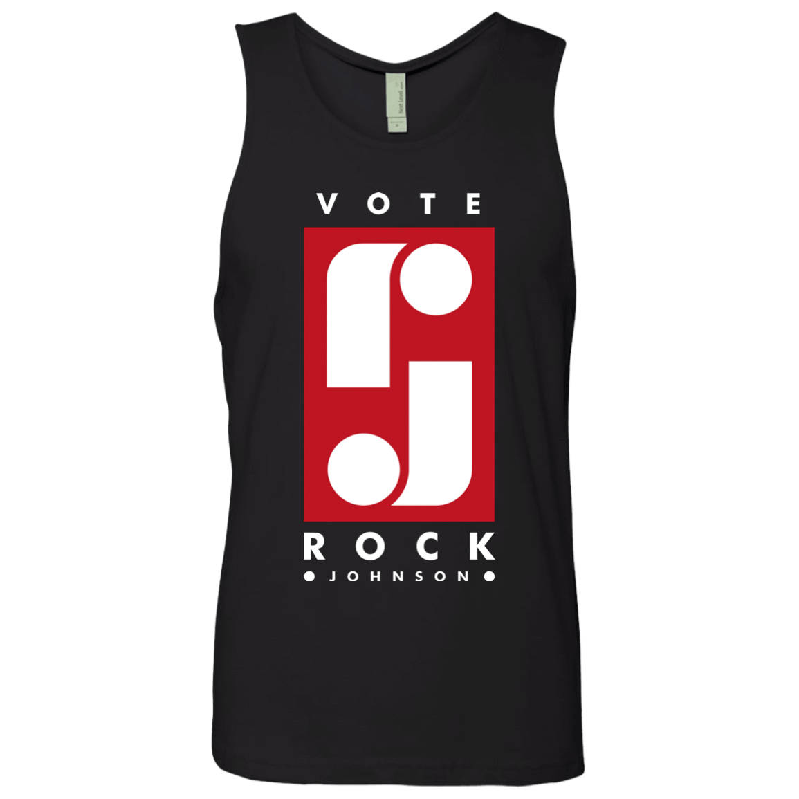 T-Shirts Black / S Vote Rock Johnson Men's Premium Tank Top