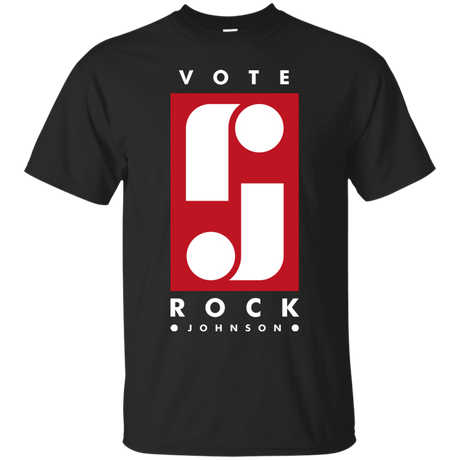 T-Shirts Black / S Vote Rock Johnson T-Shirt