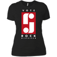 T-Shirts Black / X-Small Vote Rock Johnson Women's Premium T-Shirt