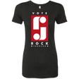 T-Shirts Vintage Black / S Vote Rock Johnson Women's Triblend T-Shirt