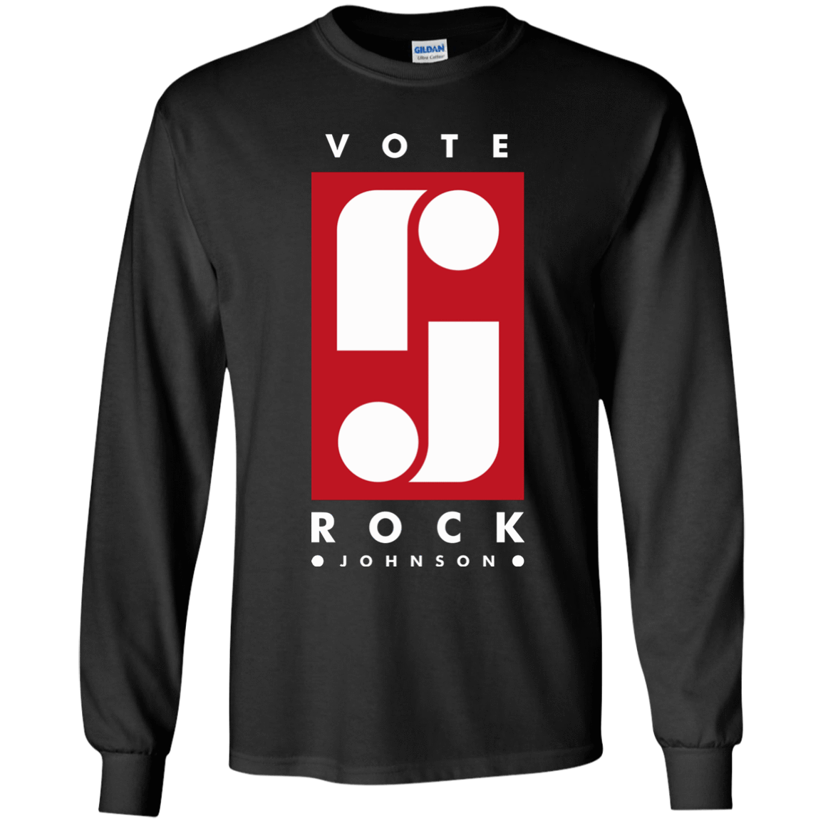 Vote Rock Johnson Youth Long Sleeve T-Shirt