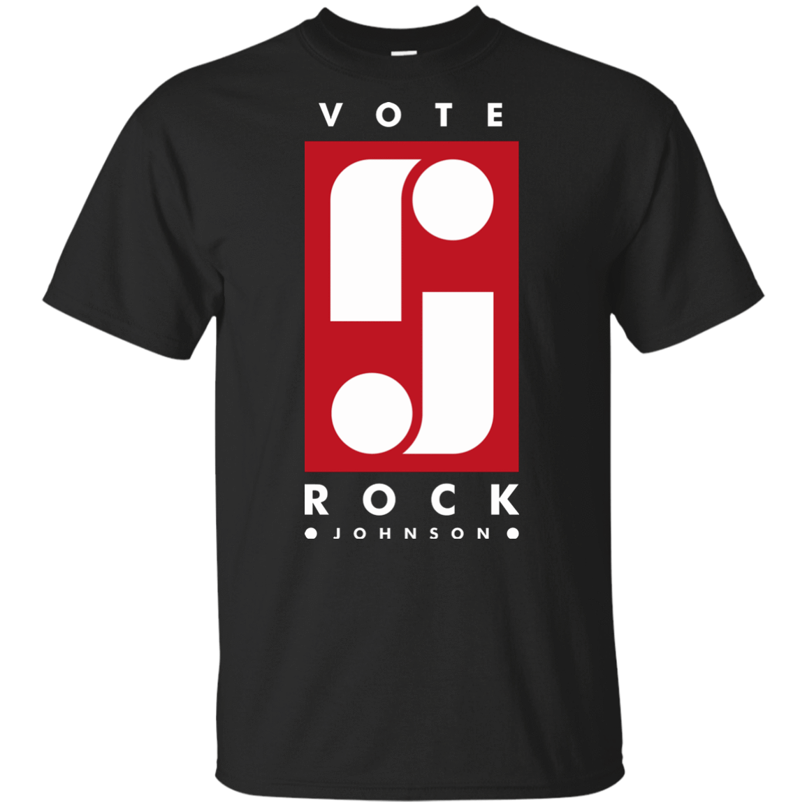 T-Shirts Black / YXS Vote Rock Johnson Youth T-Shirt