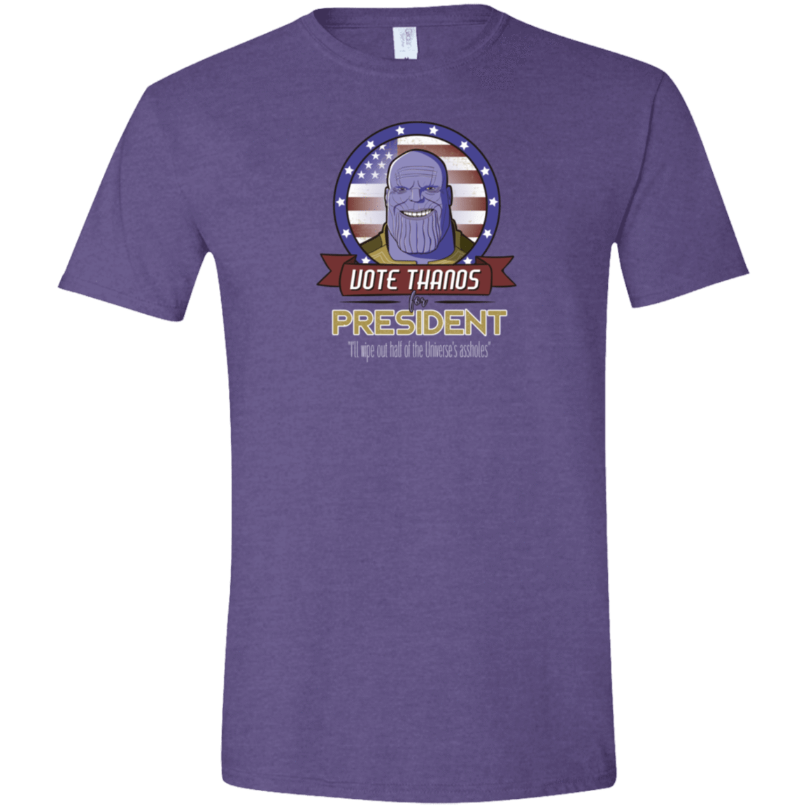 T-Shirts Heather Purple / S Vote Thanos Men's Semi-Fitted Softstyle