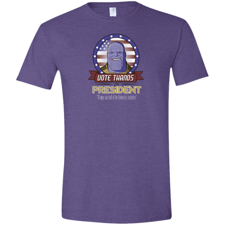 T-Shirts Heather Purple / S Vote Thanos Men's Semi-Fitted Softstyle