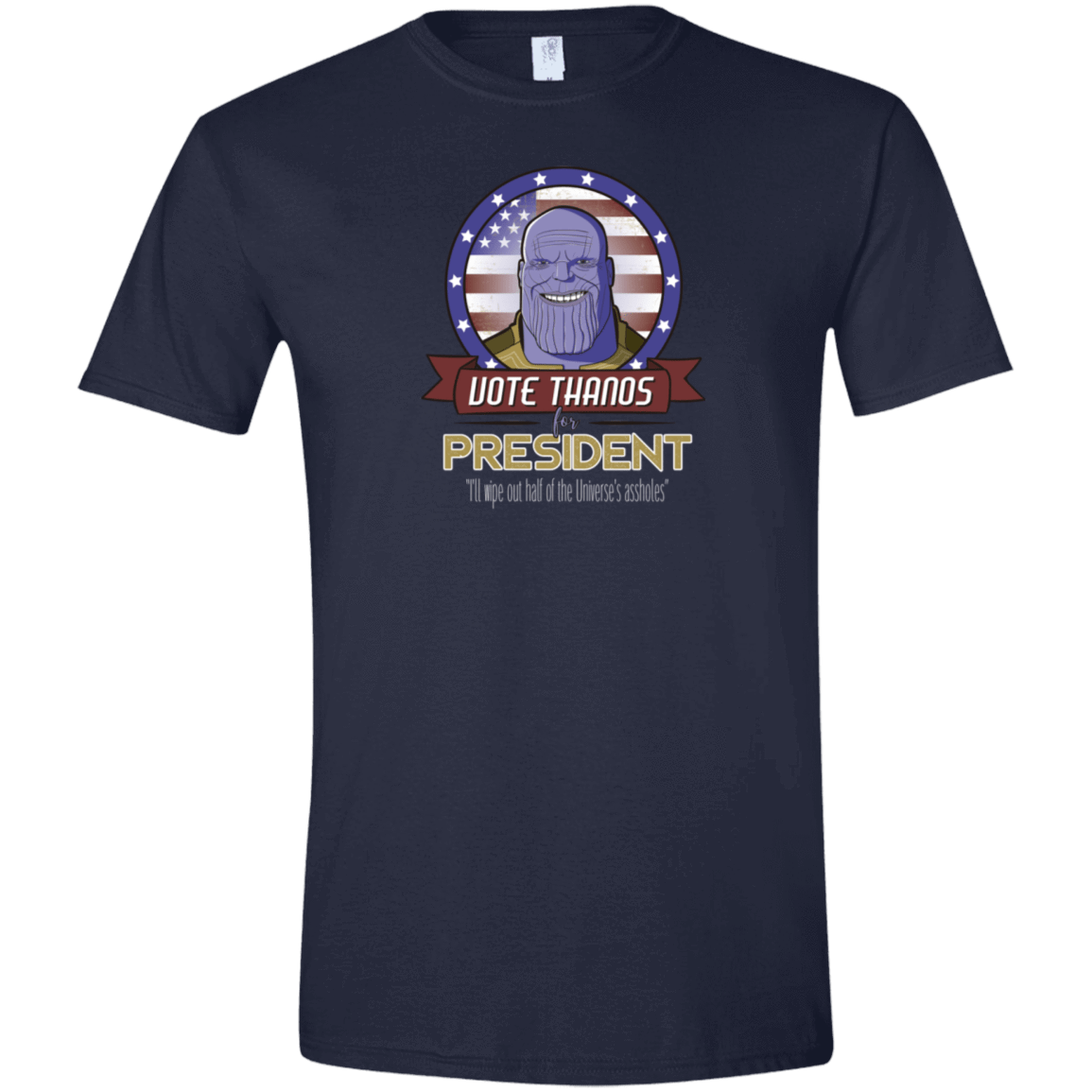 T-Shirts Navy / X-Small Vote Thanos Men's Semi-Fitted Softstyle