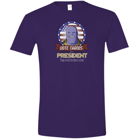 T-Shirts Purple / S Vote Thanos Men's Semi-Fitted Softstyle
