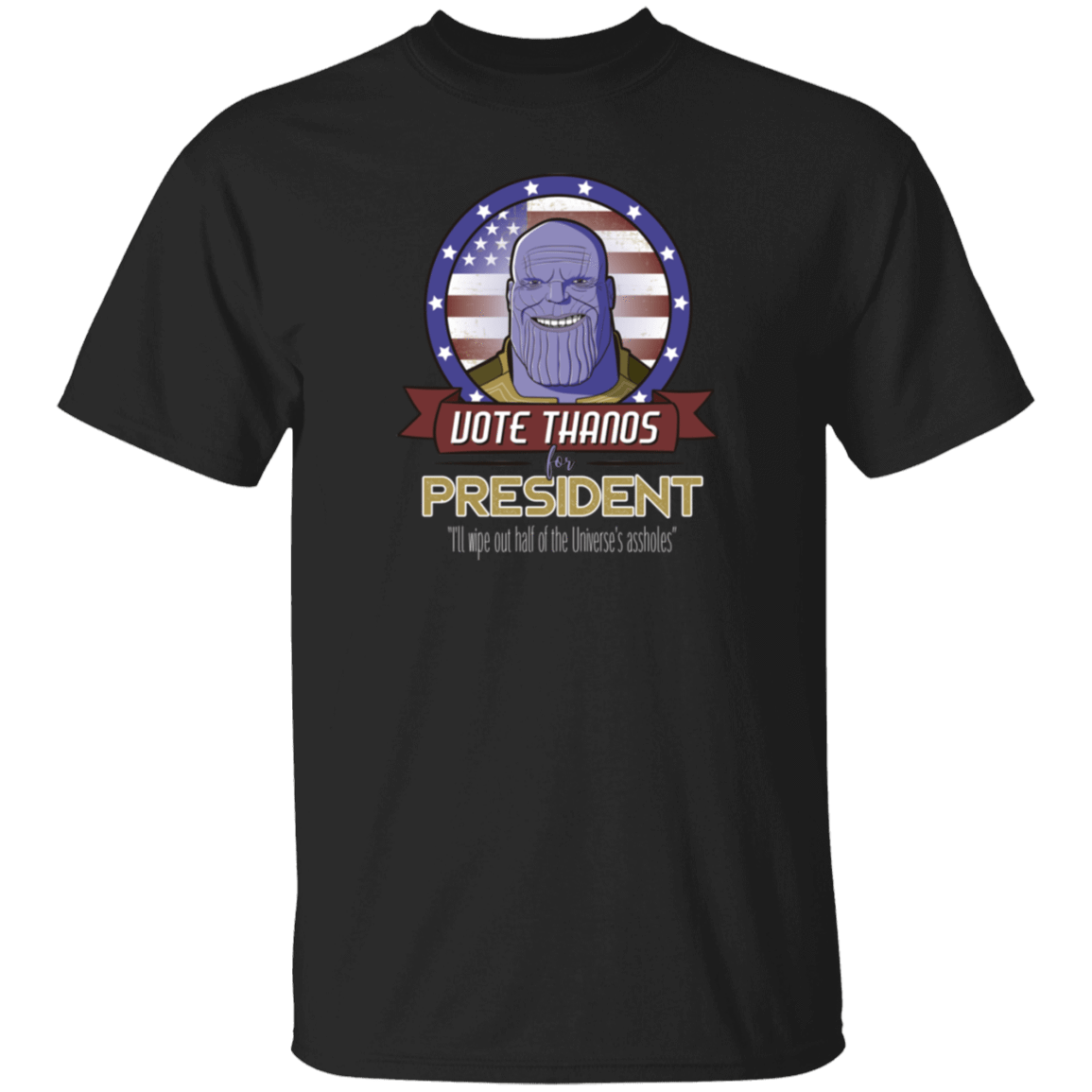 T-Shirts Black / S Vote Thanos T-Shirt