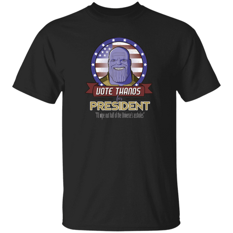 T-Shirts Black / S Vote Thanos T-Shirt