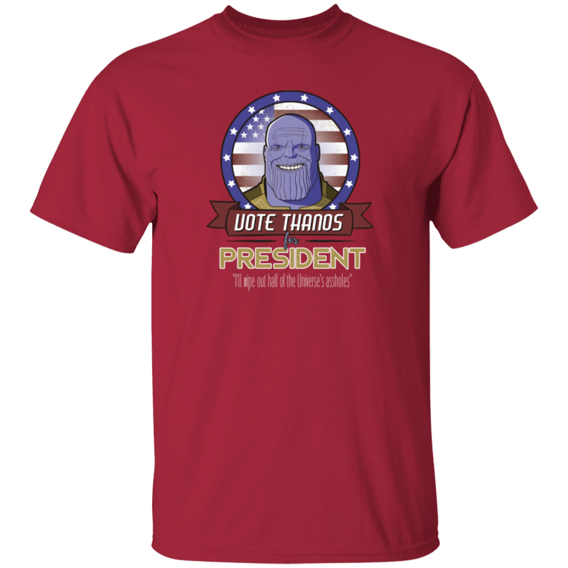 T-Shirts Cardinal / S Vote Thanos T-Shirt